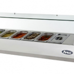 Atosa VRX2000/330 Countertop Topping Unit with 10 x 1/4 GN Pans/Lids  2000mm