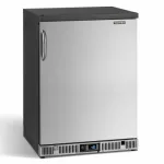 Gamko GF/100RSCS Right Hand Hinged Solid Single Door Anthracite Bottle Cooler  50 Pint Glasses