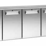 Gamko E3/2222MUCS84 Solid Four Door Stainless Steel Undercounter Bottle Cooler  722 x 33 Centiliters