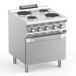 Hobart Ecomax HEPR77FE 4 Round Plate Hob with Electric Oven  13.5kW