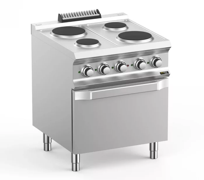 Hobart Ecomax HEPR77FE 4 Round Plate Hob with Electric Oven  13.5kW - Image 1