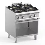 Hobart Ecomax HEFB77AXL 4 Burner Hob on Open Cupboard  4 x 7kW