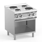 Hobart Ecomax HEPR77A 4 Plate Round Hob on Open Cupboard  8.2kW