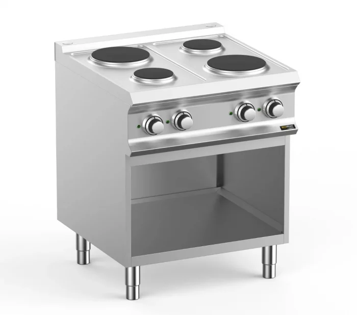 Hobart Ecomax HEPR77A 4 Plate Round Hob on Open Cupboard  8.2kW - Image 1