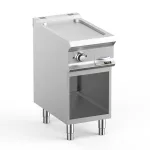 Hobart Ecomax HEFTBE74AL Smooth Griddle on Open Cupboard  5kW