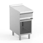 Hobart Ecomax HEN74A Ambient Work Top with Rear Flue on Open Cupboard