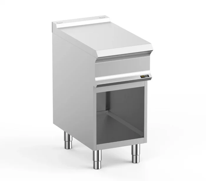 Hobart Ecomax HEN74A Ambient Work Top with Rear Flue on Open Cupboard - Image 1