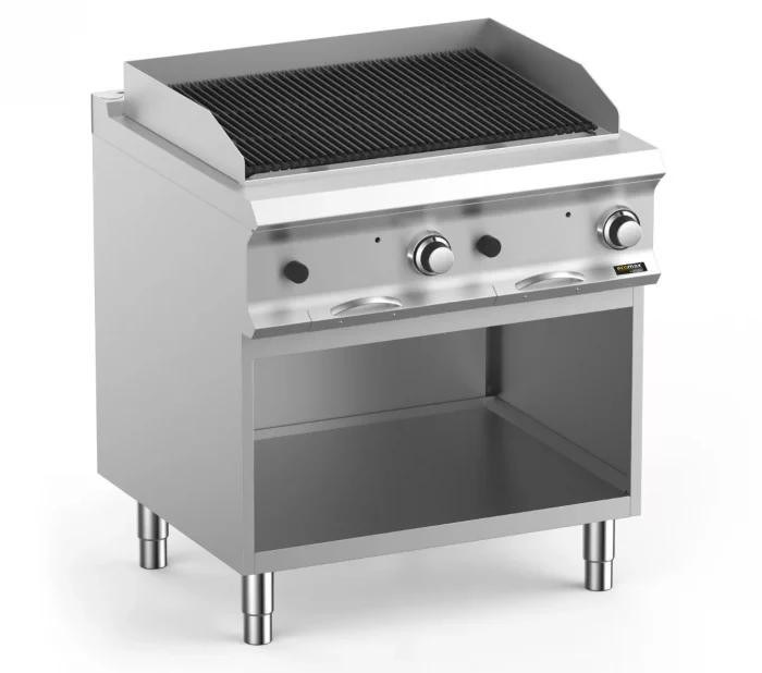 Hobart Ecomax HEPLG78A Lava Rock Chargrill  15kW - Image 1