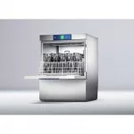 Hobart GXSW-11B 500mm Basket Frontloading Commercial Glasswasher with Chemical Pump  Integral Water Softener & Drain Pump - 25 Pint Capacity