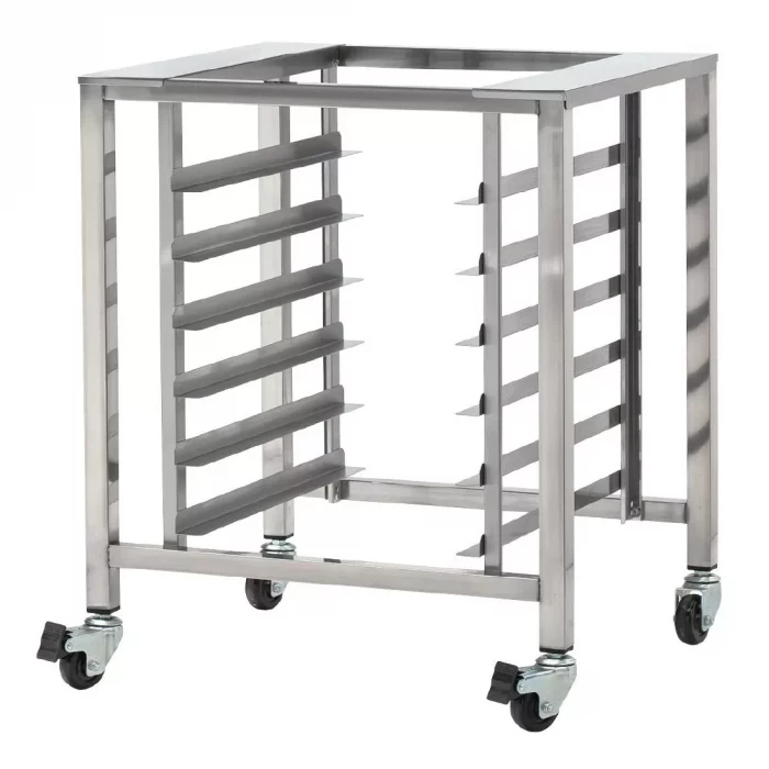 TurboFan Stainless Steel Stand with Castors and Swivel Lock SK32 - Image 1