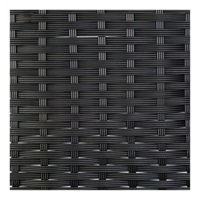 Bolero Black PE Wicker Swatch - Image 1