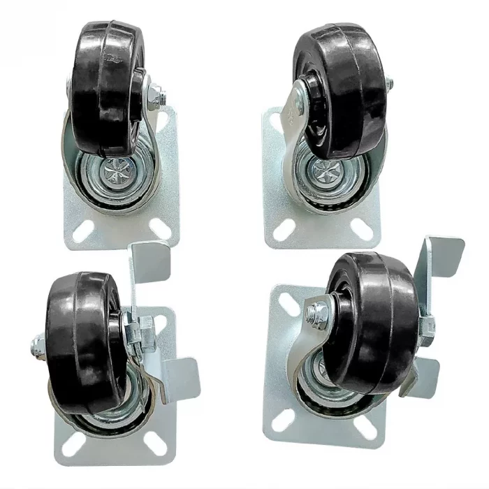 Polar Set of 4 Standard and Braked Castors - Image 1