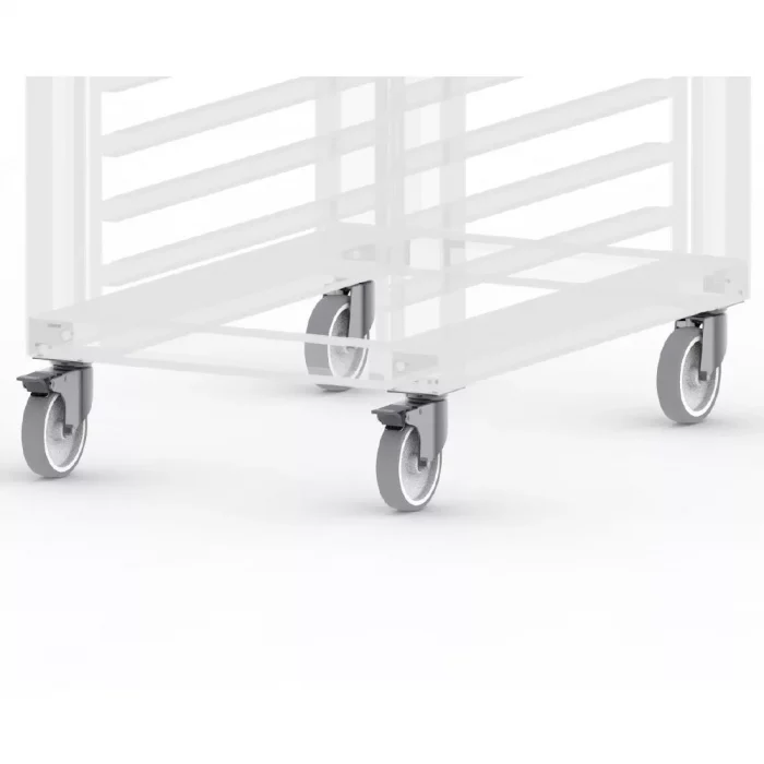 Castors Kit for Buffalo Combi Oven Stands - Image 1