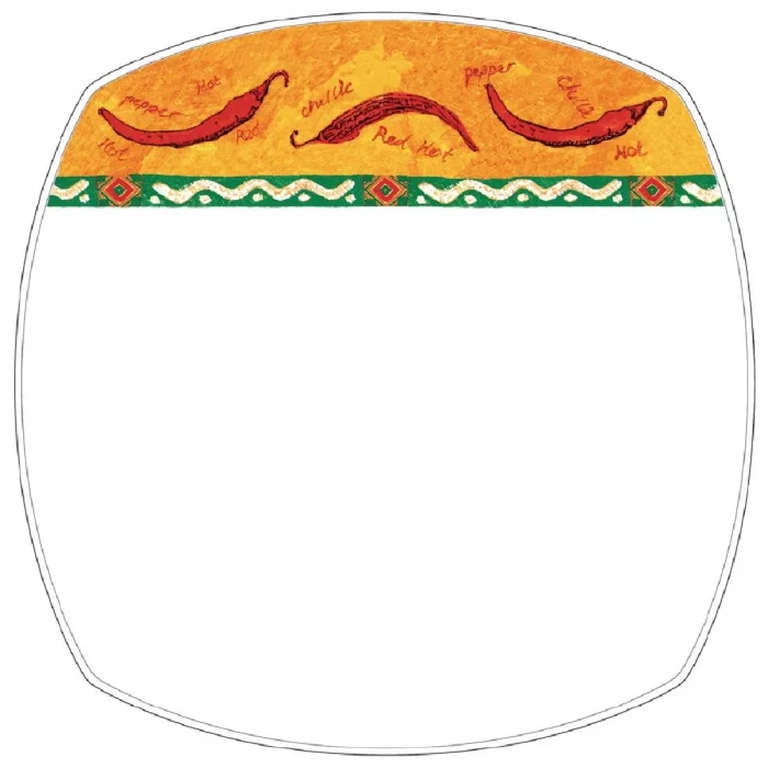 Churchill Salsa Square Plates 165mm (Pack of 12) - Image 1