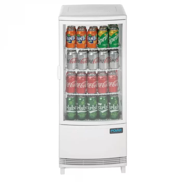 Polar C-Series Curved Door Display Fridge 86Ltr White - Image 14