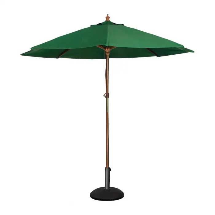 Bolero Round Parasol 2.5m Diameter Green - Image 1