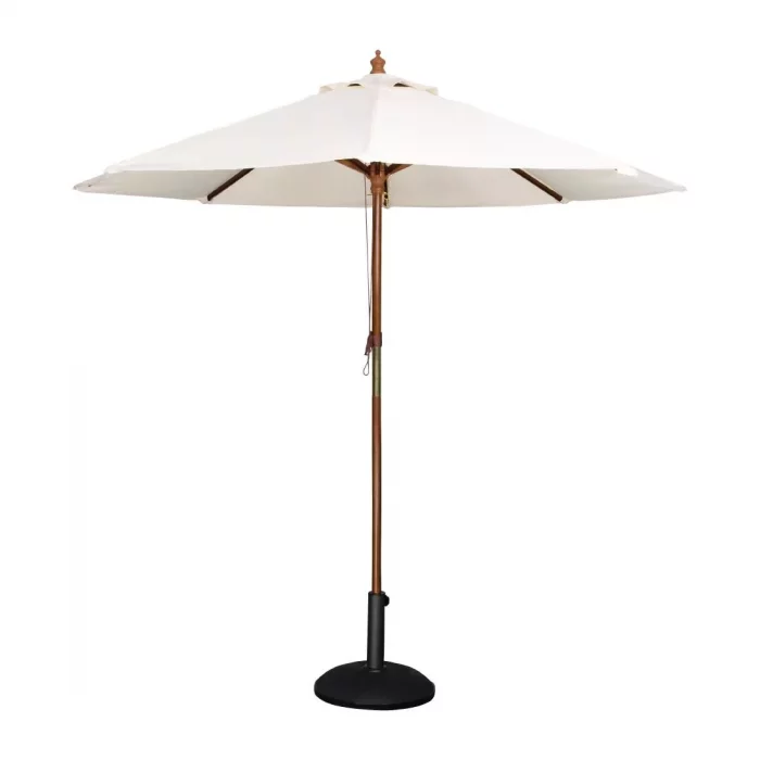 Bolero Round Parasol 2.5m Diameter Cream - Image 1