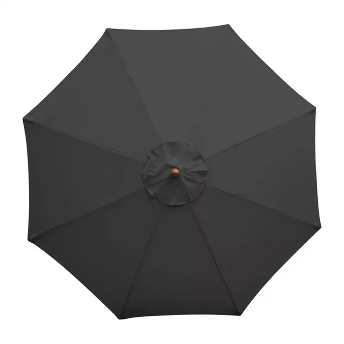 Bolero Round Parasol 2.5m Diameter Black - Image 5
