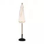 Bolero Round Parasol 3m Diameter Cream - Image 3