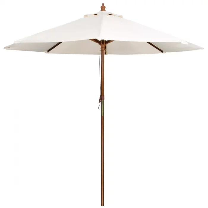 Bolero Round Parasol 3m Diameter Cream - Image 1