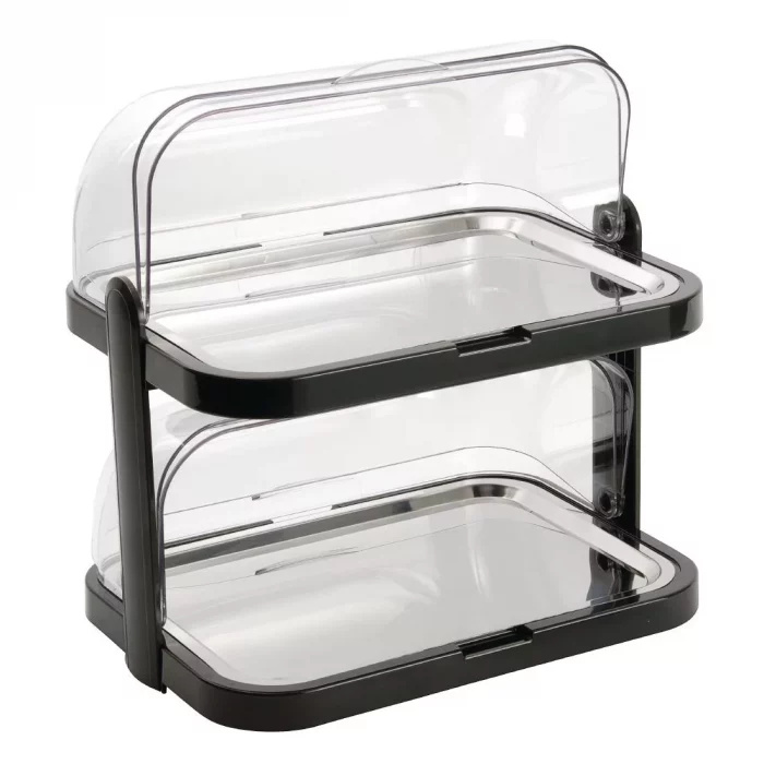 APS Roll Top Cool Display Tray Double Deck - Image 1