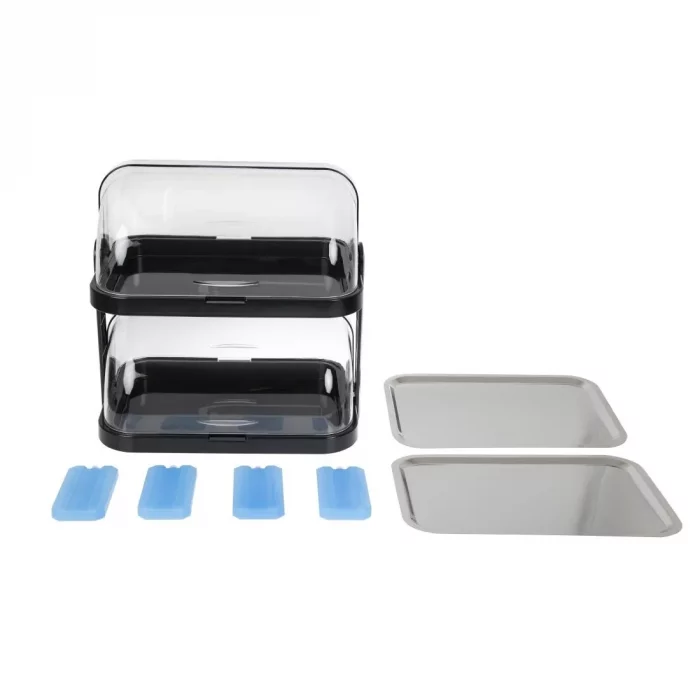 APS Roll Top Cool Display Tray Double Deck - Image 8