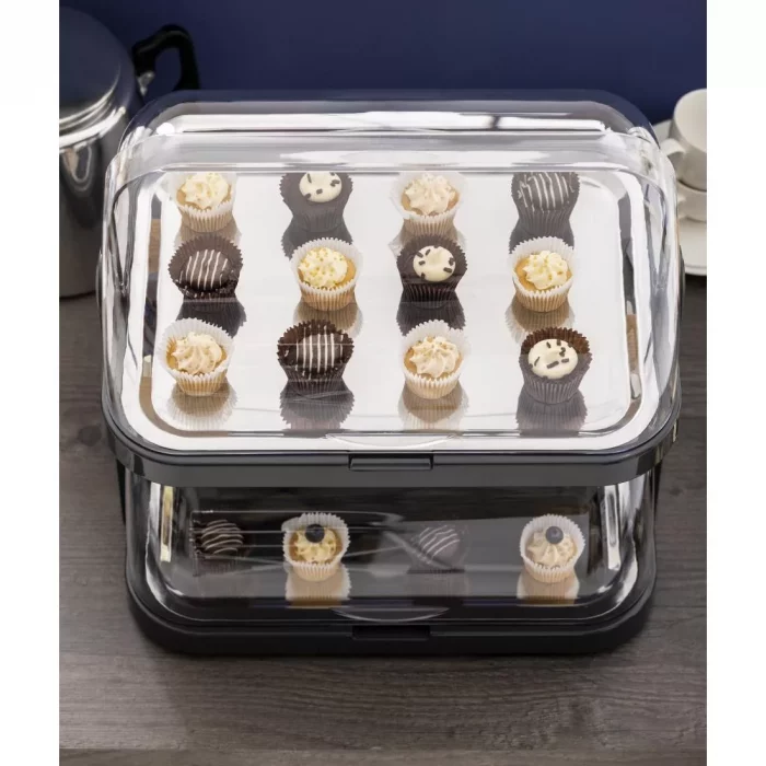APS Roll Top Cool Display Tray Double Deck - Image 10