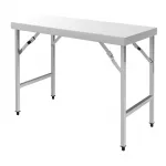 Vogue Stainless Steel Folding Table 1200mm - Image 3