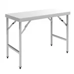Vogue Stainless Steel Folding Table 1200mm - Image 4