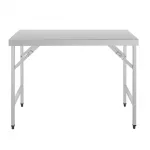 Vogue Stainless Steel Folding Table 1200mm - Image 5