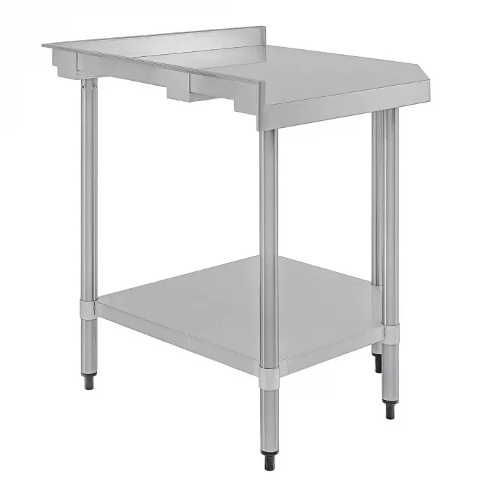 Vogue Stainless Steel Corner Table 600mm - Image 3