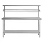 Vogue Stainless Steel Prep Station with Gantry Large 1800x600mm - Image 6