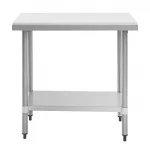 Vogue Stainless Steel Chopping Board Table 900mm - Image 2