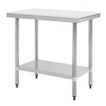 Vogue Stainless Steel Chopping Board Table 900mm - Image 3