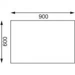 Vogue Stainless Steel Chopping Board Table 900mm - Image 10