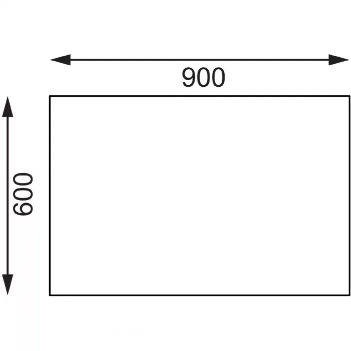 Vogue Stainless Steel Chopping Board Table 900mm - Image 10