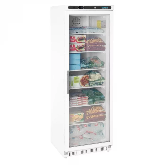 Polar C-Series Glass Door Display Freezer 365Ltr White - Image 12
