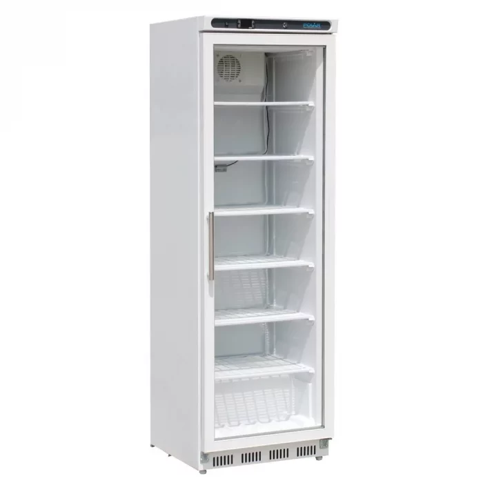 Polar C-Series Glass Door Display Freezer 365Ltr White - Image 1