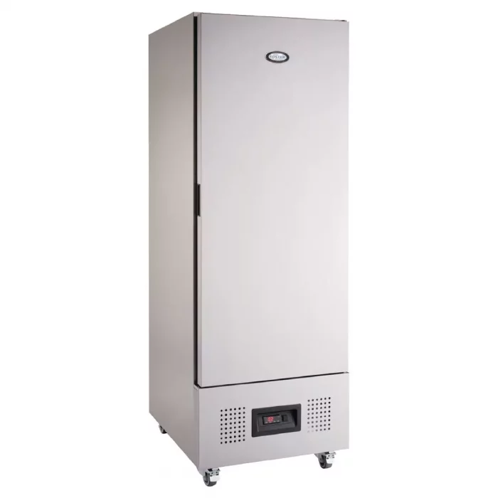 Foster Single Door Slimline Fridge Stainless Steel 400Ltr FSL 400 H - Image 1