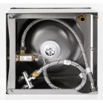 Basix Stainless Steel Knee Operated Hand Wash Basin - Image 7