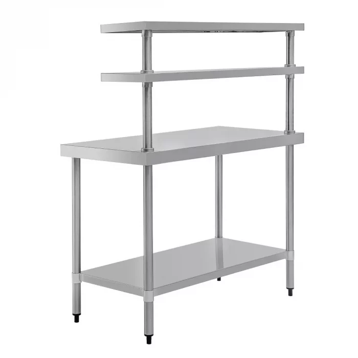 Vogue Stainless Steel Prep Station 1200x600mm - Image 6