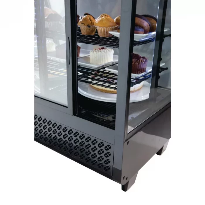 Polar C-Series Countertop Food Display Fridge 100Ltr Black - Image 2