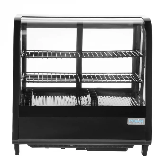 Polar C-Series Countertop Food Display Fridge 100Ltr Black - Image 9