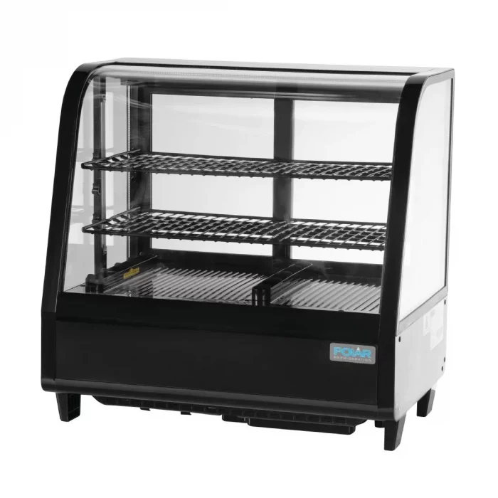 Polar C-Series Countertop Food Display Fridge 100Ltr Black - Image 10