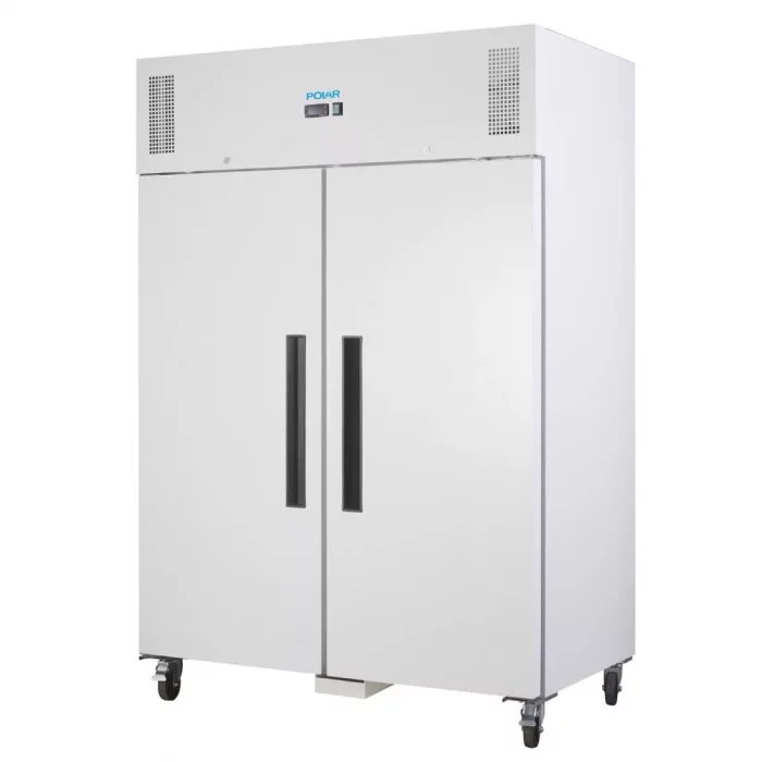 Polar G-Series Upright Double Door Fridge 1200Ltr White - Image 2