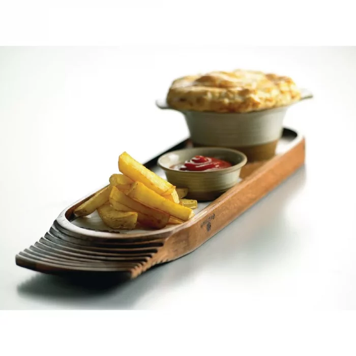 Churchill Single Handled Medium Wooden Boards 355mm (Pack of 4) - Image 2