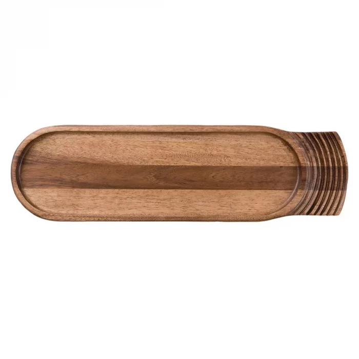 Churchill Single Handled Large Wooden Boards 480mm (Pack of 4) - Image 2