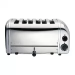 Dualit Bun Toaster 6 Bun Metallic Silver 61028