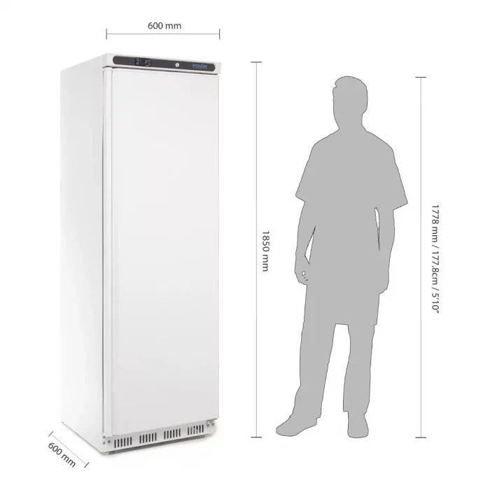 Polar C-Series Upright Fridge White 400Ltr - Image 8