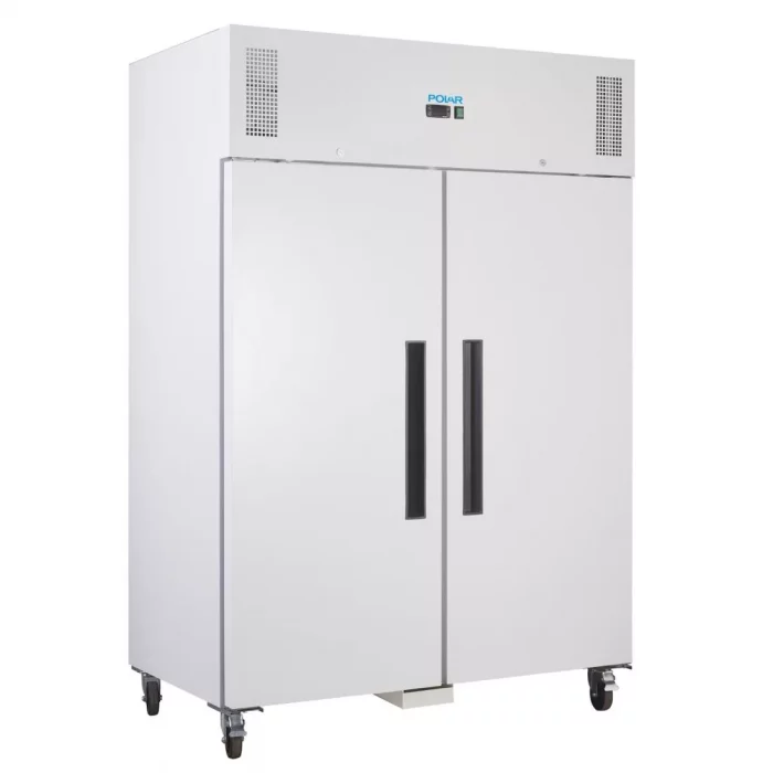 Polar G-Series Upright Double Door Freezer 1200Ltr White - Image 1